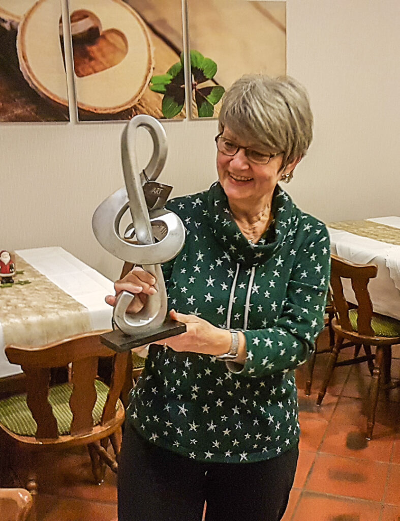 20 Jahre Chorleiterin Waltraud Sommer Posaunenchor Drevenack