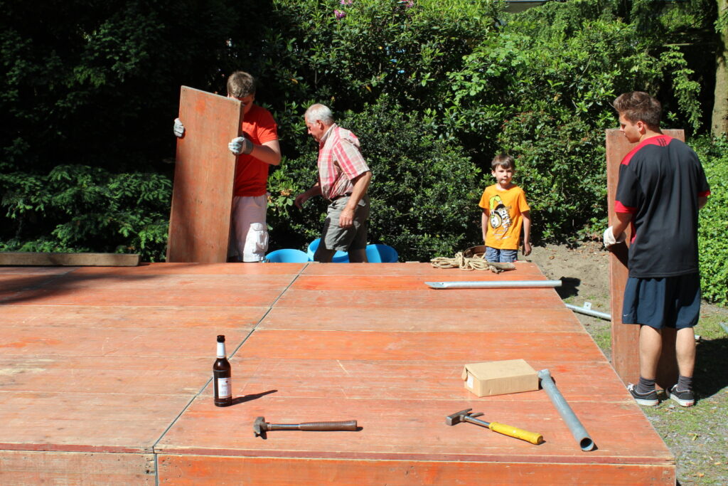 Bühne Pfingsten-Drevenack 2010